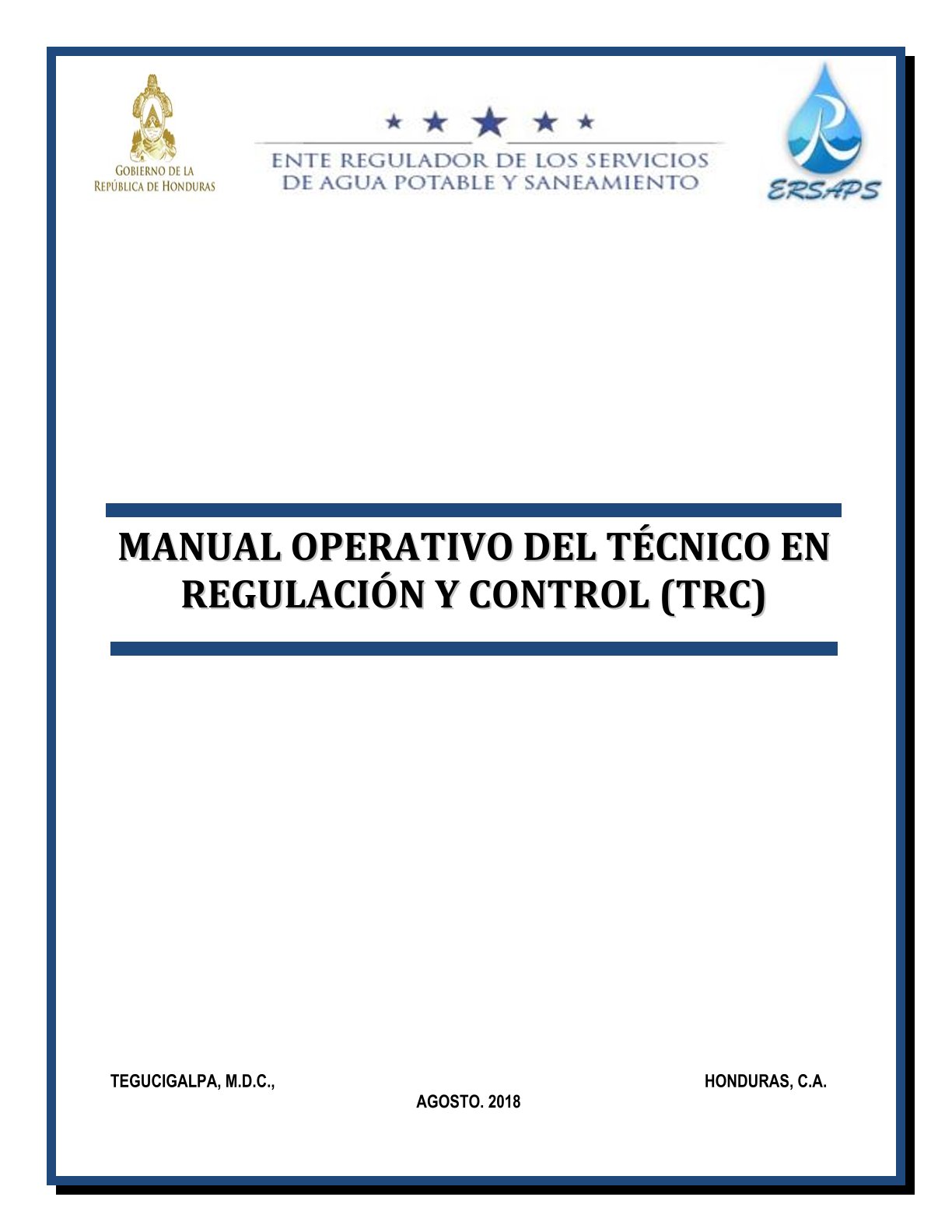 Manual operativo de la TRC